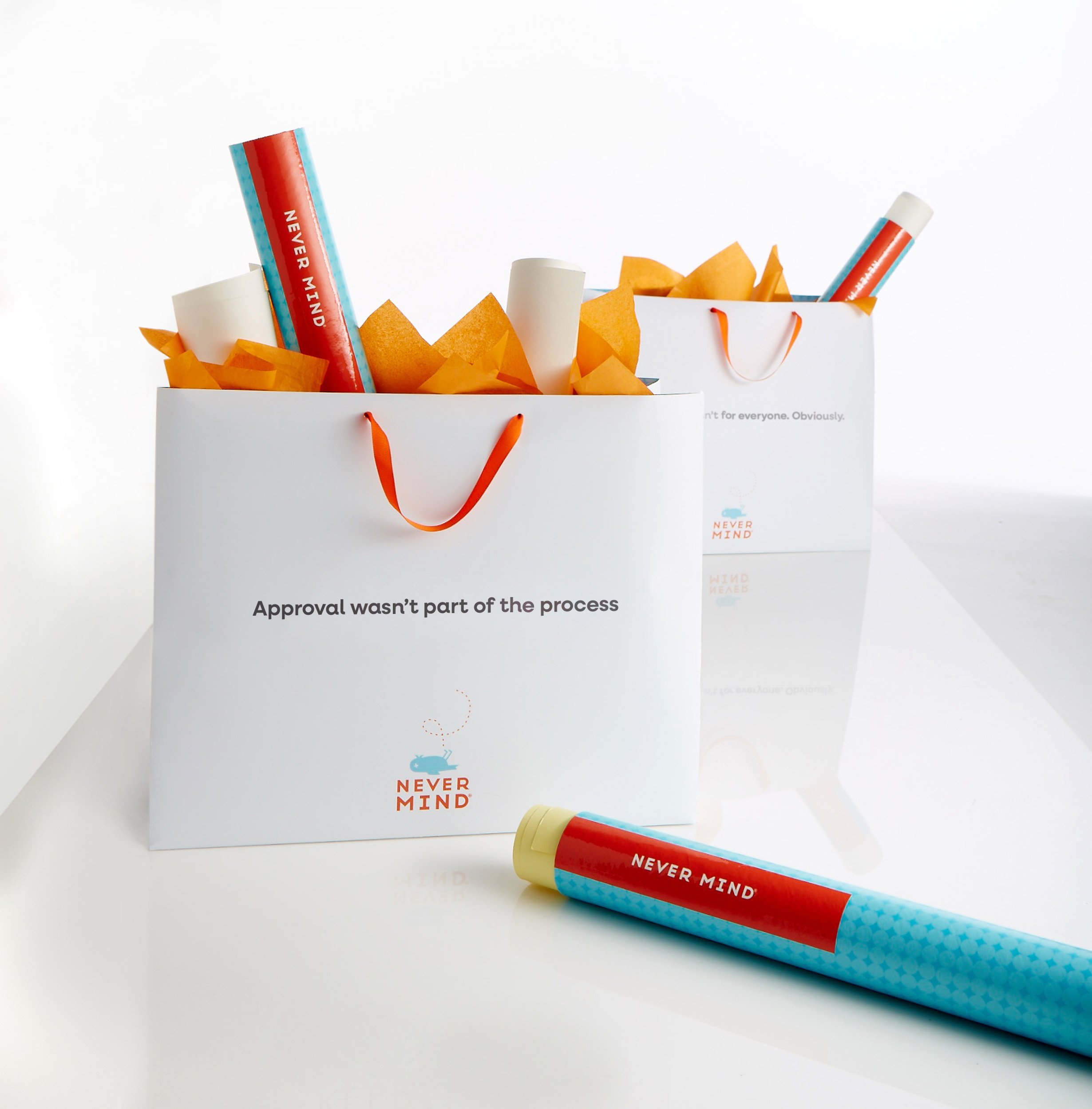 Nevermind takeout bag