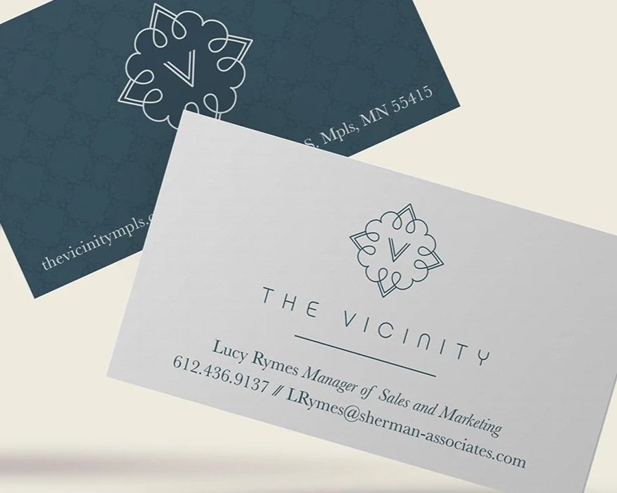 The Vicinity business cards