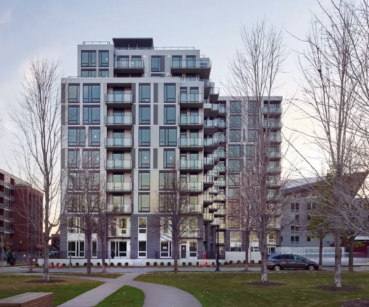 The Encore apartment building