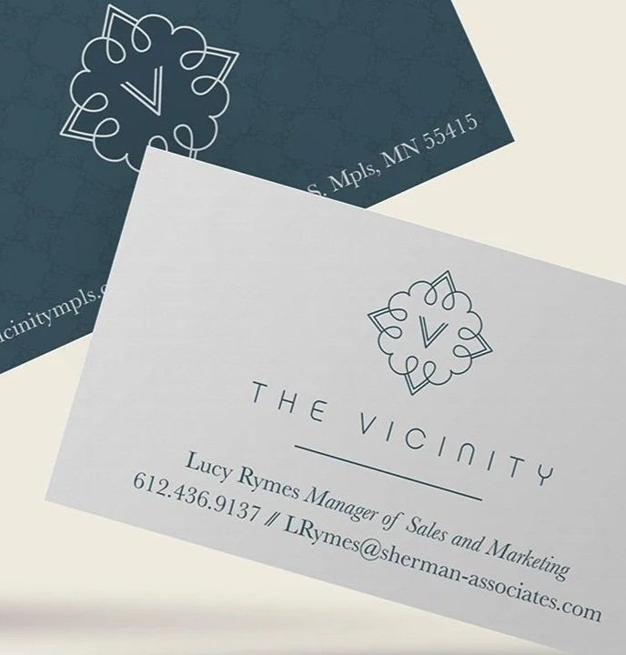 The Vicinity business cards